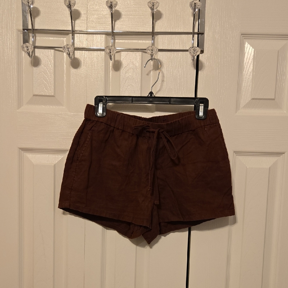Kut from the Kloth Brown High Waist Shorts
